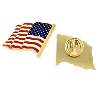 Insignia de Mapa de República Dominicana con Precio Directo de Fábrica, Insignia de Solapa con Bandera Nacional de Metal OEM/ODM con Cierre de Mariposa
