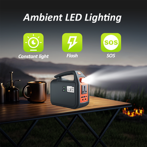 JJPRO GREENFLY portatile onda sinusoidale pura litio ferro fosfato batteria 150W uso esterno ad alta efficienza centrale elettrica - Product Image 5