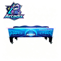 Machine de jeu de hockey sur air à monnayeur, table d'arcade pour 2 joueurs, machine de jeu de sport électrique d'intérieur pour parc d'attractions