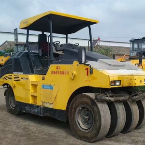 Used BOMAG BW 25 RH Pneumatic Tire Roller 12 Ton Rubber Tyred Compactor for Asphalt <b>Road</b> Construction - Product Image 1