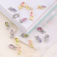 Adornos Nail Art para decoración de uñas, tulipanes 3D, flor, suministros de Arte para uñas, bricolaje, novedad, venta al por mayor