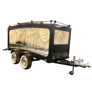 Nuevo Modelo de Carruaje Eléctrico para Caballos, Coche Fúnebre de Acero con Remolque para Ataúd, Vehículo para Servicios Fúnebres Tirado por Caballos - Product Image 1