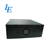 Armoire de vidéosurveillance de sécurité noire pour boîte Dvr Rack