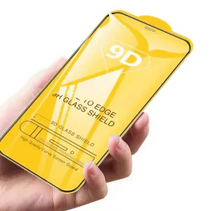 2.5D mobile Displays chutz folie 9D 21D 10D 18D 9H S22 gehärtetes Glas für iPhone Samsung