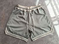 Shorts de basket-ball décontractés pour hommes, style rétro, avec ceinture élastique en maille décorée. Marque : Gymwiner