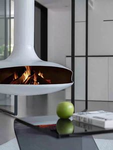 Italie Bio Ethanol Suspendre Cheminée Intérieur Plafond Monté Véritable Feu Chauffage Cheminée Suspendue - Product Image 6