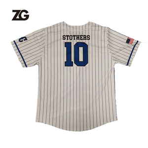Maillots <span class=keywords><strong>de</strong></span> baseball à succès, imprimés par sublimation, style boutonné, vêtements <span class=keywords><strong>de</strong></span> <span class=keywords><strong>sport</strong></span> 100 % polyester, <span class=keywords><strong>pas</strong></span> chers, pour hommes - Product Image 2