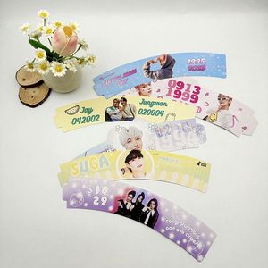 ปลอกกระดาษหุ้มแก้วกาแฟแบบใช้แล้วทิ้ง พิมพ์ลายตามสั่ง สำหรับเครื่องดื่มร้อน - Product Image 5