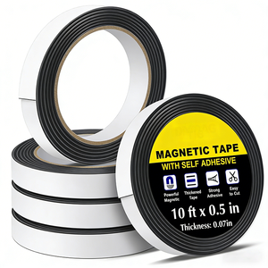 Striscia Magnetica Flessibile Adesiva 3M, Materiali Magnetici in Gomma Morbida, Magneti Promozionali per Frigorifero, Uso Industriale, Magnetico Anisotropico - Product Image 1