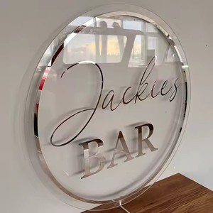 Led kinh doanh Vòng đèn nền dấu hiệu tùy chỉnh Salon dấu hiệu với Acrylic Vòng Tròn Logo cho quà tặng mua sắm hộ gia đình hoặc hàng tạp hóa sử dụng - Product Image 2