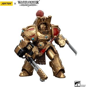Figura de Acción JOY <span class=keywords><strong>Toy</strong></span> Warhammer Aquilon Terminator <span class=keywords><strong>Squad</strong></span>, Aquilon con Infernus Firepike, Escala 1/18, 5.4 Pulgadas, Modelo Coleccionable Mecha - Product Image 3