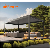 Pergola en aluminium robuste |   Système de pergola à lames orientables pour l'extérieur, destiné aux marchés européen et américain, fabrication OEM