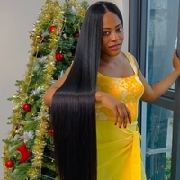 Vente en gros de perruques en cheveux humains indiens naturels lisses 13X4 HD lace closure perruques frontales lace pre-plucked perruques de cheveux humains pour femmes noires