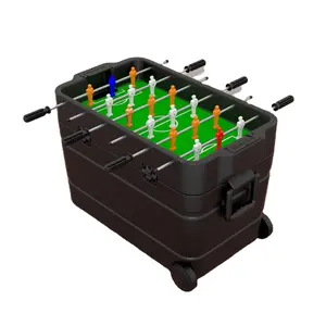 TR-scatola frigo in plastica ecologica con giocattolo da tavolo da gioco foosball per campeggio/pesca/picnic/party hielera