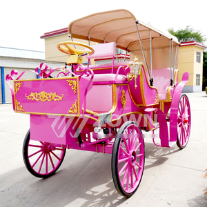 Carruaje Eléctrico Turístico, Carruaje Clásico de 4 Ruedas para Paseos Turísticos, Carruaje de Caballos de Lujo Vintage - Product Image 2