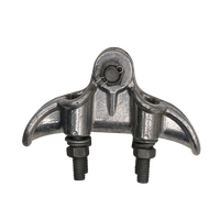 Pince de suspension pour câble galvanisée à chaud, accessoires électriques pour poteau de ligne aérienne avec quincaillerie et raccords de haute qualité