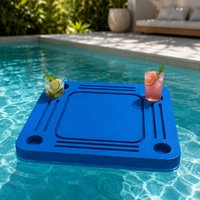 Plateau flottant en mousse XPE imperméable pour boissons, bar flottant pour piscine, plateau de service pour fête aquatique, logo personnalisé, vente en gros