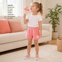 Vêtements pour enfants, nouveaux pantalons d'été pour enfants, coton tricoté, short à motif de dessin animé pour filles