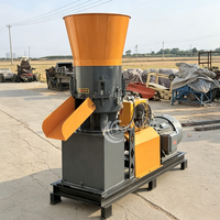 Machine de fabrication de granulés d'aliments pour animaux à haute efficacité 2 tonnes/h avec ventilateur de refroidissement CE pour volailles, poulets, bovins, porcs, moutons, lapins