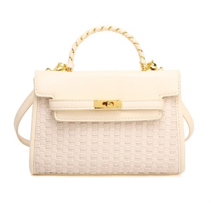 Borsa a Tracolla Piccola Quadrata da Donna con Manico Texturizzato, in PU, Capacità 2-2.9L, Fodera in Poliestere, Dettagli Cuciti - Classica e Versatile - Product Image 6