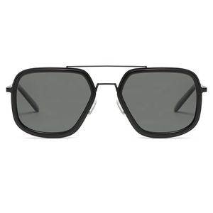 Gafas de Sol de Metal Vintage de nueva moda, gafas de sol hechas a mano con lentes polarizadas UV400, Material de vidrio para hombres - Product Image 3