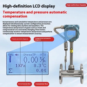 DN50 Chất lượng cao thép không gỉ Vortex lưu lượng kế tổng hợp cảm biến tùy chỉnh OEM <span class=keywords><strong>gas</strong></span> đo lưu lượng nước - Product Image 2