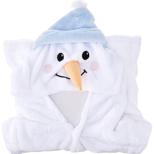 Venta al por mayor bebé capa yukata dibujos animados niños Albornoz coral polar absorbente secado rápido bebé Toalla <span class=keywords><strong>de</strong></span> baño con capucha Toalla <span class=keywords><strong>de</strong></span> playa - Product Image 3