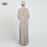Ensemble Abaya en tissu jersey de qualité supérieure, hijab long en coton jersey élastique, foulard instantané Dubai, Khimar pour femmes néerlandaises