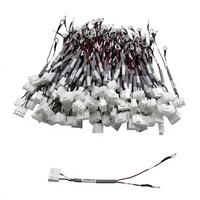 SHANWEI Kabel Harness Elektronik Kustom JST VH3.96 4-Pin 2-Core Konektor Terminal O-Ring Berisolasi PVC Panjang 150mm