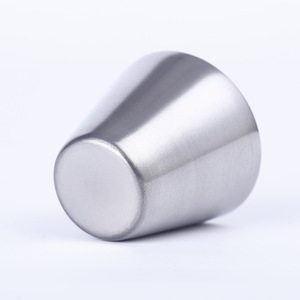 Vaso de chupito de acero inoxidable 40x23x35mm, mini vaso portátil de estilo sencillo - Product Image 2