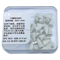 Autoclavable 135 ° Polisseurs dentaires en silicone souple C Dental, embouts de polissage pour laboratoire dentaire, pour la finition des matériaux de restauration