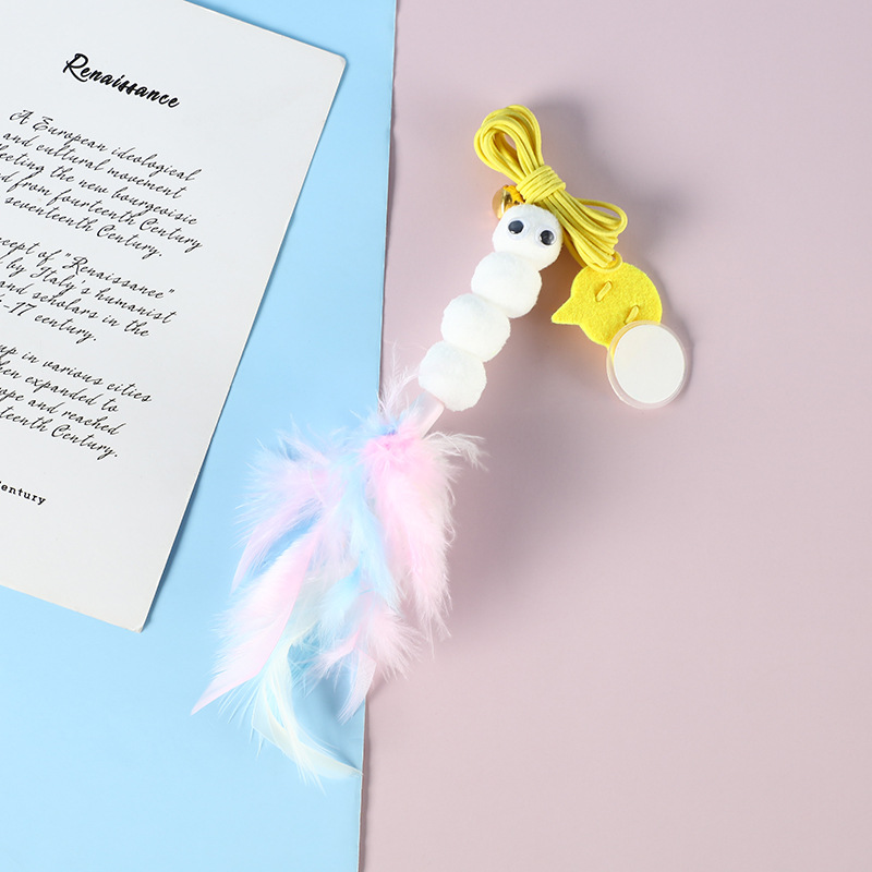 Plume blanche et colorée