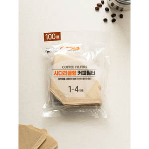 Logo personnalisable 1-4 tasses papier de filtration de café d'oreille suspendu portable pour une utilisation en cuisine-100 achats - Product Image 1