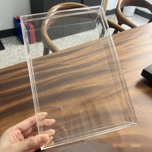 Hot-Bán Chất Lượng Cao 26*18*6Cm Rõ Ràng Trong Suốt <span class=keywords><strong>PS</strong></span> Acrylic Nhựa Vuông Lưu Trữ Bao Bì Hộp Với Nắp Cho Kẹo - Product Image 4