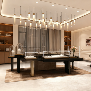 Vetrina Espositiva <span class=keywords><strong>per</strong></span> Gioielli Moderna ed Ecologica, Design 3D Personalizzato con Illuminazione LED <span class=keywords><strong>per</strong></span> Interni di Fabbriche di Orologi - Product Image 3