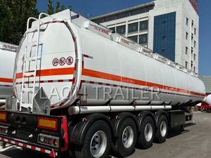 Semi-remorque <span class=keywords><strong>citerne</strong></span> en acier inoxydable 50 CBM pour produits comestibles/essence/diesel usagé/carburant/huile, charge utile maximale 50 000 kg, suspension pneumatique, à vendre - Product Image 6
