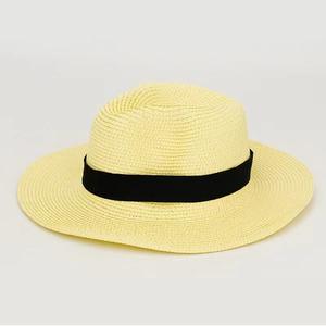 Vente chaude été unisexe chapeau de paille large bord boucle carrée pliable Panama Design décontracté extérieur <span class=keywords><strong>plage</strong></span> <span class=keywords><strong>pare</strong></span>-<span class=keywords><strong>soleil</strong></span> pour hommes femmes - Product Image 5
