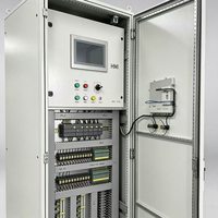 Panel PLC Trifásico Multivoltaje APFC 380V con Banco de Condensadores, 64 E/S, Memoria de Datos y Corrección del Factor de Potencia para Uso Industrial