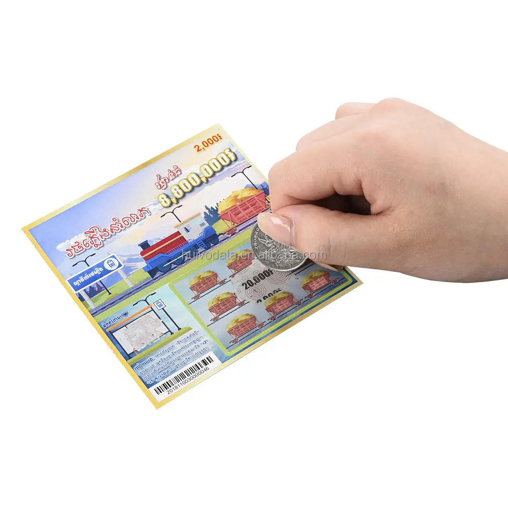 Cartão de raspadinha variável para impressão de bilhetes de loteria, cartão de raspadinha com design grátis, bilhetes de loteria vencedores