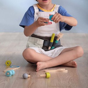 Xây Dựng Mới Phụ Kiện Quà Tặng Cho Trẻ Mới Biết Đi Trẻ Em Công Cụ Thiết Lập Giả Vờ Chơi Xây Dựng Đồ Chơi Công Cụ Vành Đai Chơi <span class=keywords><strong>Set</strong></span> - Product Image 2