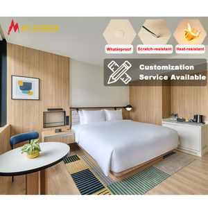 ชุดเฟอร์นิเจอร์ห้องนอน<span class=keywords><strong>โรงแรม</strong></span>หรู โครงการโรงแรม ออกแบบตามสั่ง สไตล์โมเดิร์น ระดับ 5 ดาว ชุดห้องพักครบครัน ผู้ผลิตจากจีน - Product Image 1