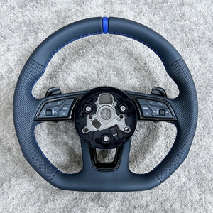 Volant de voiture rotatif Bluetooth en cuir pour <span class=keywords><strong>Audi</strong></span> R8 A1 A3 A4 A5 A6 C6 C7 C8 A7 A8 S6 B8 B9 RS3 RS5 RS7 S3 <span class=keywords><strong>S4</strong></span> S5 Q3 Q5 Q7 Q8 - Product Image 6