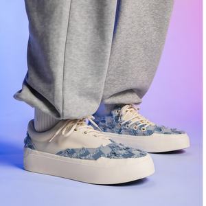 Zapatillas Deportivas Retro con Cordones para <span class=keywords><strong>Hombre</strong></span> y Mujer, Zapatillas para Caminar con Amortiguación Suave para Primavera Verano, Forro de Malla - Product Image 3