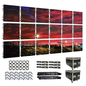 Turnkey Solution Pantalla Indoor Outdoor LED Display P2.6 P2.976 P3.91 Rental LED Video Wall Stage Event Background LED Panel