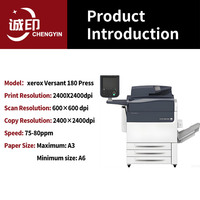 Imprimante multifonction haute vitesse reconditionnée pour Fuji Xerox Versant 180 Press Imprimante couleur A3 75 ppm Entièrement testée