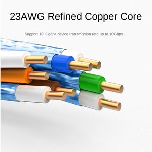 Câble réseau Cat7 SFTP à haute vitesse pour intérieur, facile à installer, <span class=keywords><strong>prix</strong></span> avantageux, personnalisable, pour la maison et le bureau - Product Image 3