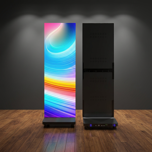 Pantalla LED Portátil Inteligente P2.5 Plateada Ligera, Plegable, Antideslumbrante, 4K, para Centros Comerciales, con 5 Años de Garantía - Product Image 1