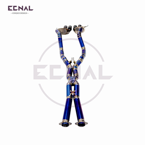 Ecnal pour Corvette C7 2014-2018, échappement en alliage de titane avec soupapes <span class=keywords><strong>et</strong></span> tuyaux - Product Image 4