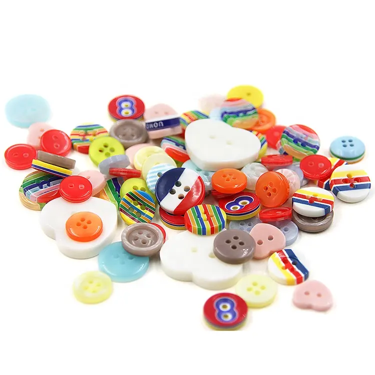 Fashion Environmental Friendly customize design resin button Clothing Shirt Baby Colorful Button