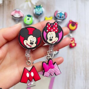 Penjepit ID Kartu Karakter Kartun PVC Berkualitas Tinggi yang Lucu, Bentuk Tikus dan Kucing Hello Kitty, Aksesoris Imut - Product Image 1